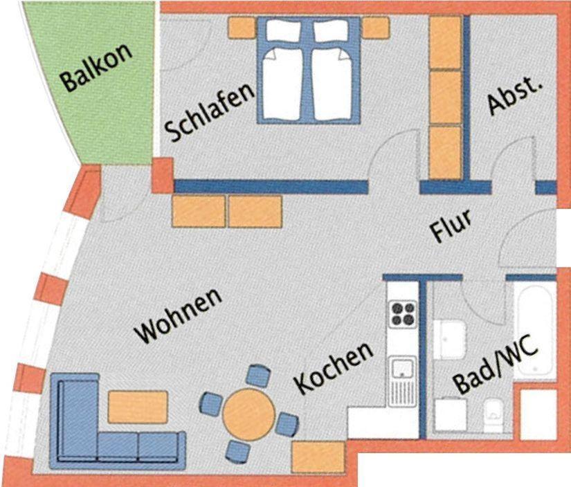 Strandhaus-Nordseebrandung-Fewo-B2-2 Appartement Cuxhaven Buitenkant foto